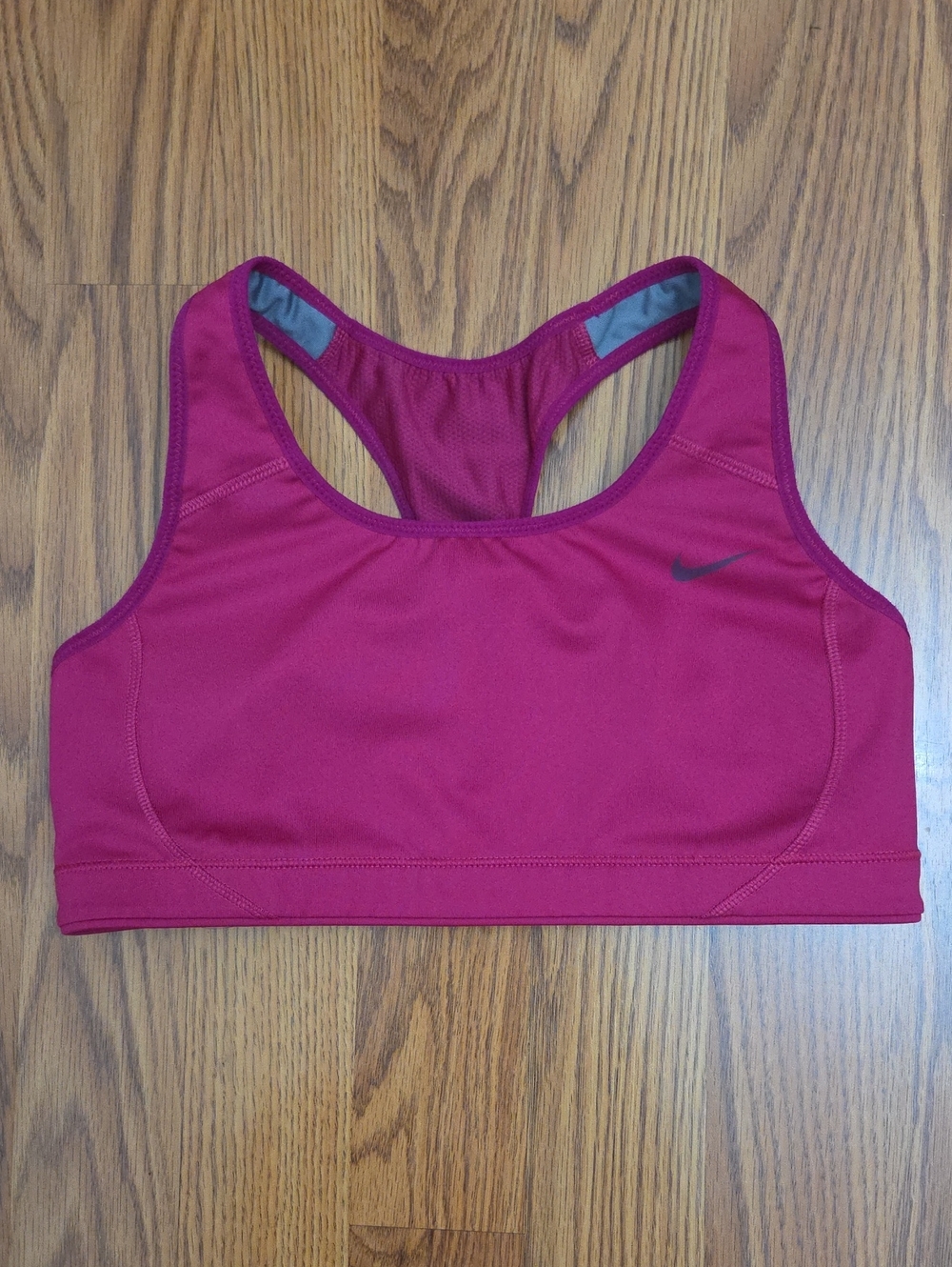 Nike Dri-FIT Racerback Magenta Sports Bra Women's/ Medium
